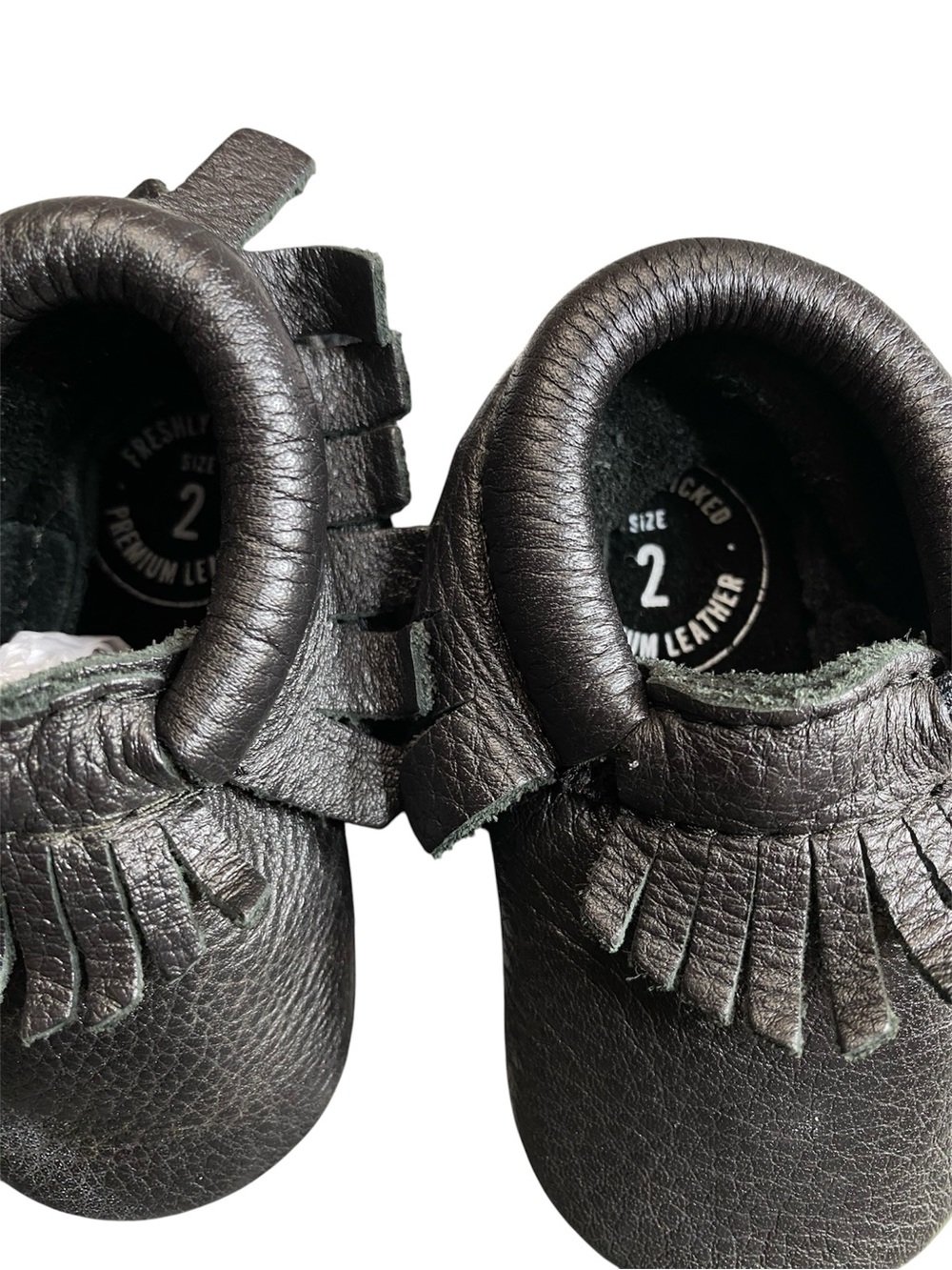 Baby Leather Moccasins - Picture 4 of 5
